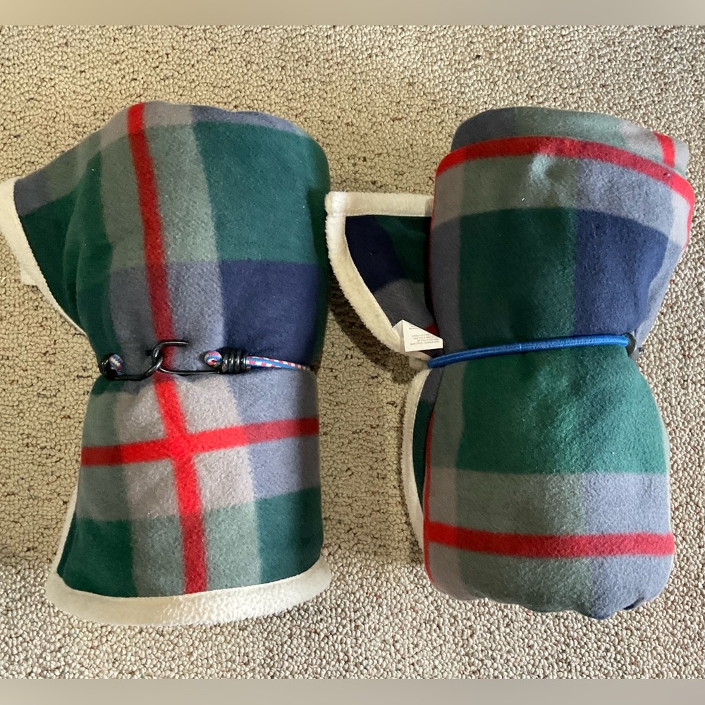 Two Small Plaid Blankets